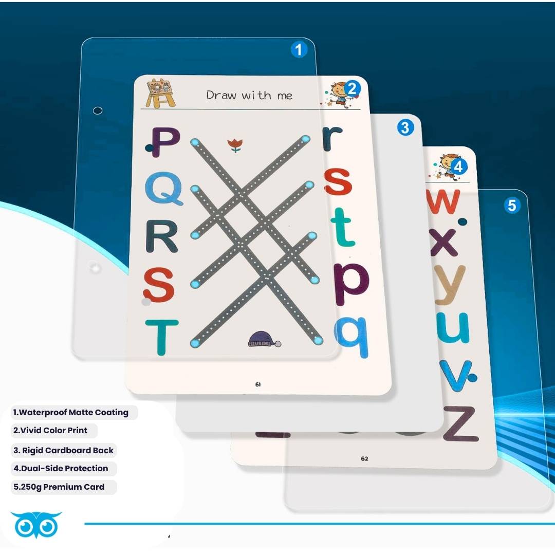 Reusable Tracing Book for Kids