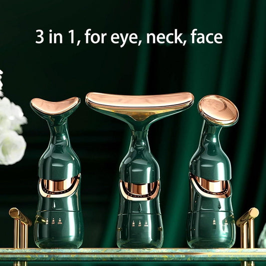 3 In 1 Anti Wrinkles  Facial Massager