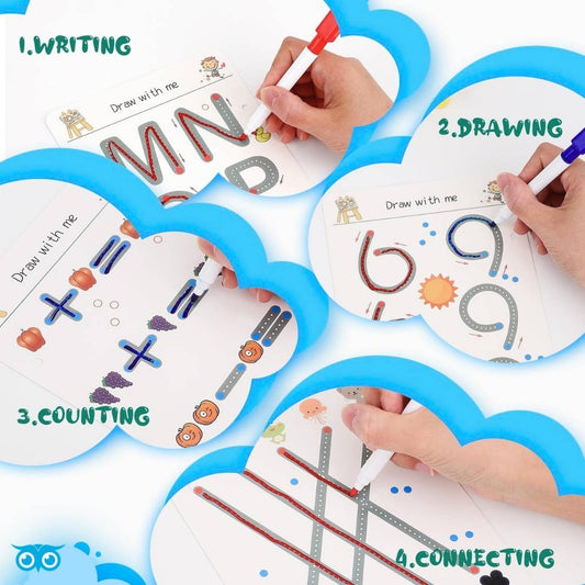 Reusable Tracing Book for Kids