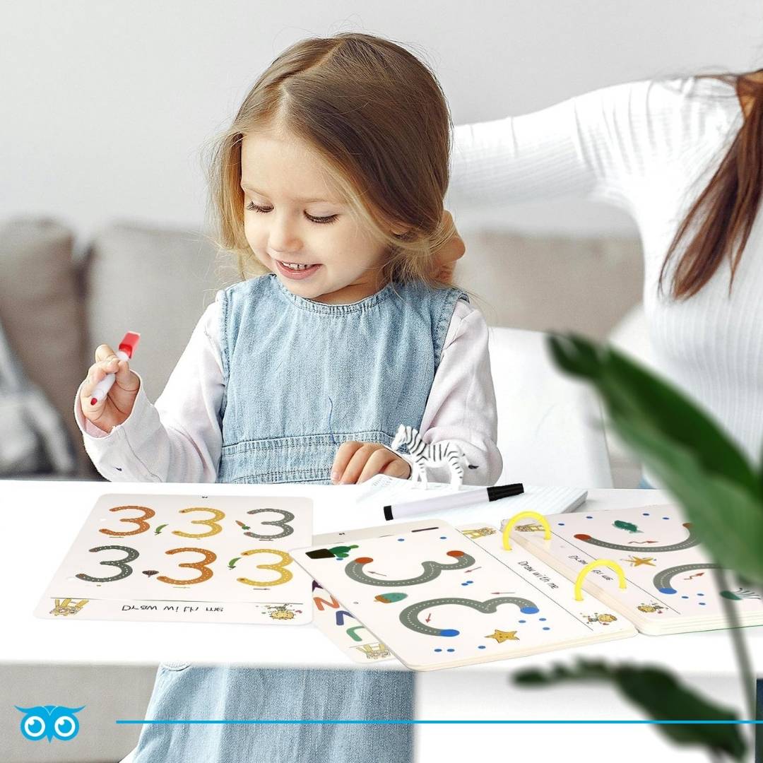 Reusable Tracing Book for Kids